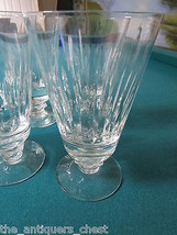 Fostoria 6 crystal goblets/ice tea cups, very good condition, 6 1/2&quot; tall - £50.48 GBP