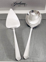 Gorham Crown Tip 2 Piece Set Cake Server &amp; Casserole Spoon Stainless  New - $23.66