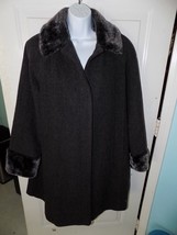 ALORNA 100% Wool Coat Fully lined Coat Size 12 Women&#39;s NWOT - £72.91 GBP