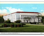 Department of Commerce Building Washingotn DC UNP Linen Postcard W20 - $1.93