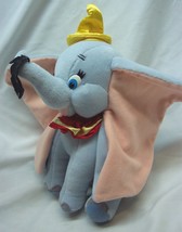 Applause Walt Disney Nice Dumbo Elephant W/ Feather 10&quot; Plush Stuffed Animal Toy - £15.57 GBP