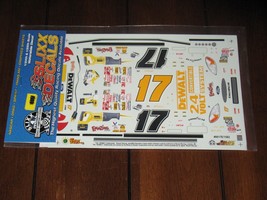 Slixx NASCAR 1582 17 Dewalt Tools Matt Kenseth Roush Ford Waterslide Decals 1/24 - $27.99