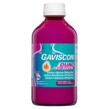 Gaviscon Dual Action 600mL Oral Liquid Suspension – Mixed Berry - $90.78