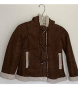 Girls Route 66 Brown Coat Jacket, Faux Sherpa Lining Size 4/5 - €8,96 EUR