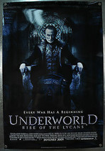 Underworld Rise of the Lycans SS Original Advance Movie Poster 2009 27 x... - $14.85