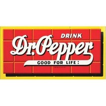 American Flyer Dr. Pepper Adhesive Whistle Billboard Sticker For 577 Etc. - $11.99