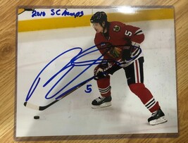 Chicago Blackhawks BRENT SOPEL Signed Auto 8x10 photo SC CHAMPS 2010 - £19.54 GBP