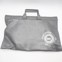 Vintage Uaw United Auto Lavoratori Union Valigetta Attache Laptop Bag Si... - £74.33 GBP