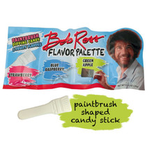 Bob Ross Flavor Palette with 3 Flavors and Paintbrush Dipping Stick Pouc... - £3.18 GBP