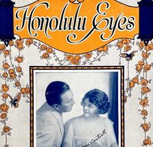 Honolulu Eyes Violinsky 1920 Sheet Music Piano Howard Johnson DWFF4 - $12.39