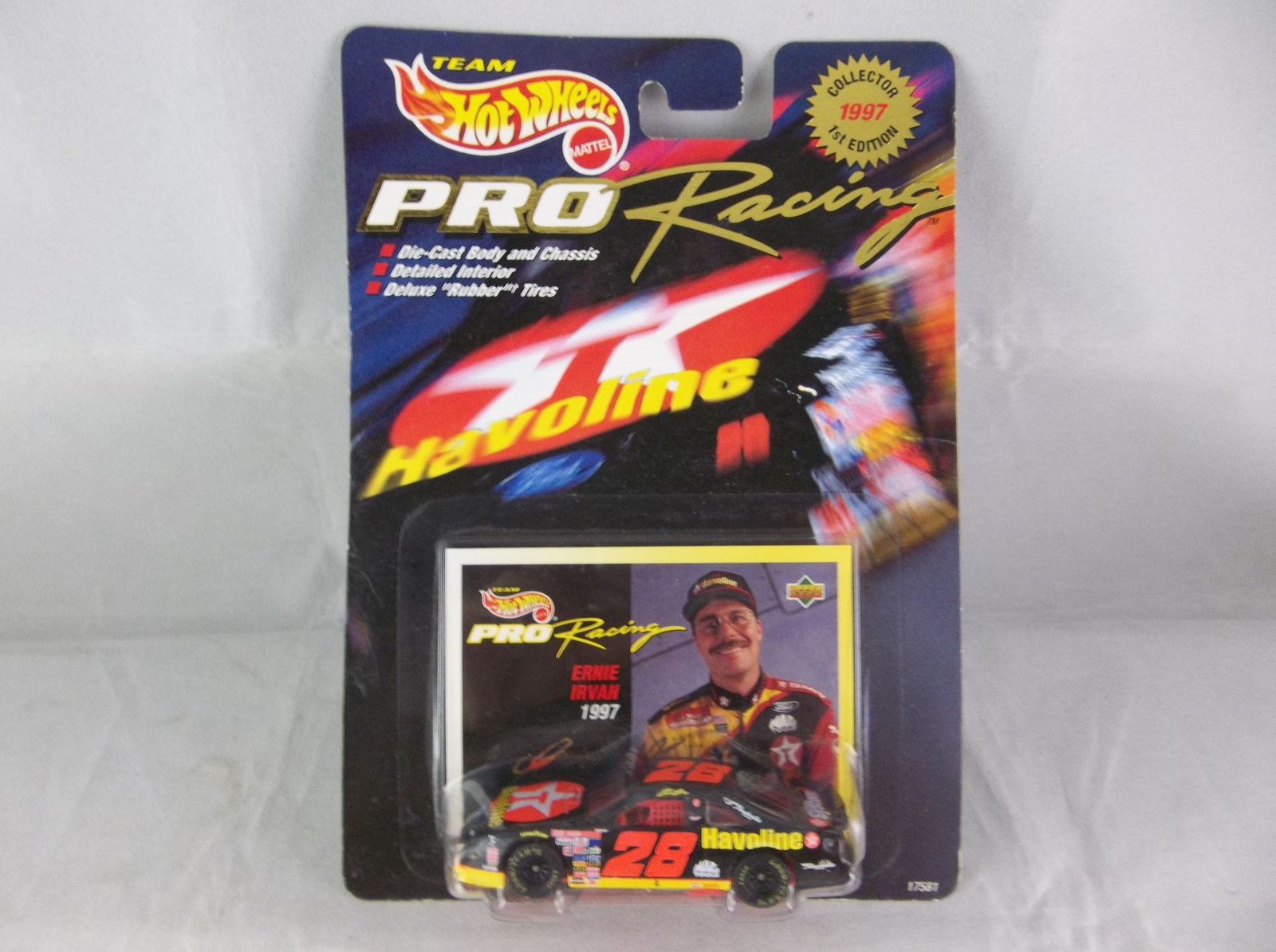 Primary image for Team Hot Wheels 1997 Collector 1st Edition #28 Ernie Irvan Diecast Racecar