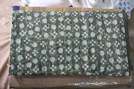 HomeDecorShopie Flower Printed Soft Fabric Hand Printed Indian Fabric, Soft Cott - £23.96 GBP