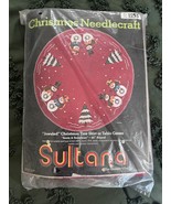 Sultana Felt appliqué Holiday TREE SKIRT Kit 1253 jeweled table center C... - $70.03 CAD