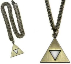 Zelda Triforce Necklace Gold - $13.67 CAD