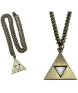 Zelda Triforce Necklace Gold - £7.85 GBP
