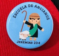 50 JW Elder School Escuela De Ancianos Souvenir Gift Pin Buttons 1.25 Inch - $28.17