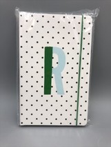 Kate Spade New York Take Note Large Polka Dot Leatherette Initial &quot;R&quot; Notebook - £14.73 GBP