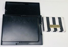 Mary Kay Black Plastic Makeup Mirrors w/Tray Travel &amp; Wallet - £11.40 GBP
