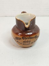 Vintage Royal Doulton Lambeth mini-pitcher Ye Olde Cheshire Cheese 2&quot; High - £14.81 GBP