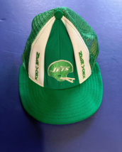 New York Jets vintage mesh snapback hat - $19.75