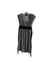 Wrapper black and white dress size M - £18.47 GBP