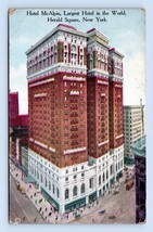 Hotel Mcalpin Largest In World Herald Square New York NY NYC UNP DB Postcard F19 - £3.85 GBP