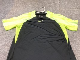 Nike Shirt Mens Small Slim Fit Center Swoosh Performance Volt Training Dri Fit - £9.35 GBP