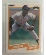 Jose Uribe 1990 fleer. Extremely rare card! Amazing! Mint condition  - £246.28 GBP