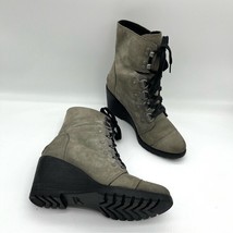 Sorel Women&#39;s After Hours Lace Quarry Mid-Calf Leather Boots Women Sz 10 - $90.38