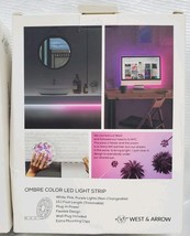 2 West & Arrow LED Flexible Strip Light 13.1ft Each  Ombre- white, pink & purple image 4