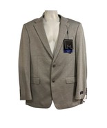 Michael Strahan Blazer 42L Heathered Gray Modern Fit Sport Coat Comfort ... - $81.68 CAD