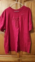 Texas Rangers Shirt Mens 2XL Red Short Sleeve Nike Dri Fit Baseball MLB XXL - $19.70