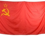 UNITED SOVIET 4X6 ft SOVIET USSR RUSSIA BANNER FLAG better quality USA S... - $36.00