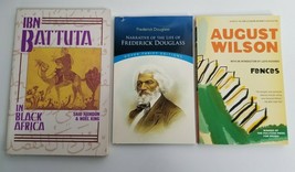 Lot of 3 African American Books Frederick Douglass Black Africa History Fences - £10.21 GBP