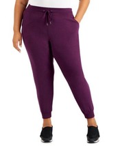 allbrand365 designer Womens Activewear Plus Size Drawstring Knit Joggers,Size 1X - £41.92 GBP