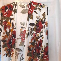 Lime N Chili Women&#39;s Open Front Cardigan Kimono Multicolor Floral Stretc... - $462.00 MXN