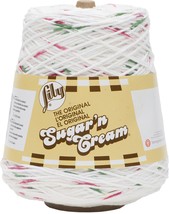 Lily Sugar n Cream Yarn - Cones-Holly Jolly (Pack of 1) - $889.70 MXN