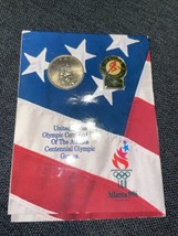 1996 Atlanta Olympics - Basketball coin and pin set - pins - program - - £7.60 GBP