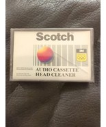 Vintage Scotch Audio Cassette Head Cleaner New Tape Recorder Cleaning NEW SEALED
