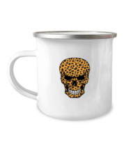 12oz Camper Mug Coffee Funny Cheetah Print Skull Cool  - £15.92 GBP