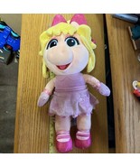 Disney Ms Piggy Plush Pink Dress Shoes - Hands Gloves have lots of lint ... - £9.80 GBP