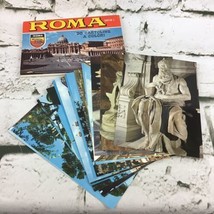 Vintage Rome Roma Travel Postcards Lot Of 16 Famous Landmark RPPC - £9.39 GBP