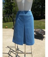 NWT WORTH BLUE FRONT PLEAT SKIRT 10 $348 - £39.04 GBP