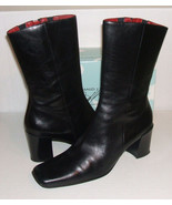 DONALD J PLINER Women&#39;s FRANCI Italian Black Leather Fashion Zipper Boot... - £117.98 GBP