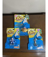Lot of 3 Vintage The Tick Action Figures From Bandai Toys - $17.75
