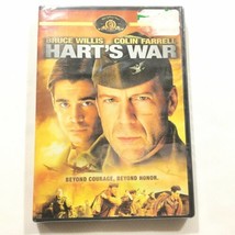 New Hart&#39;s War Dvd Movie Bruce Willis, Colin Farrell 2002 Sealed 125 Mins. R New - £10.37 GBP