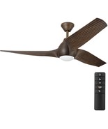 Home Decorator&#39;s Kayden 60&quot; White Color Changing Integrated Dark Oak Cei... - €124,06 EUR