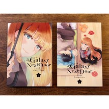 A Galaxy Next Door Volumes #1 And #2, 360 Pages Total, B&amp;W Manga, First Printing - £19.45 GBP