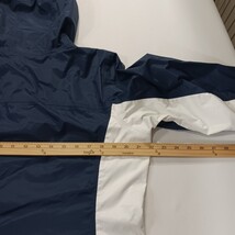 Columbia RL2436 Jacket Women L Blue/White Arcadia II Omni-Tech Rain Shell Hooded image 7