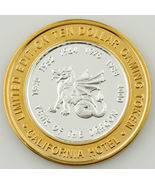 CALIFORNIA HOT, TEN DOLLAR GAMING TOKEN .999 FINE SILVER COIN - $1,002.71 MXN